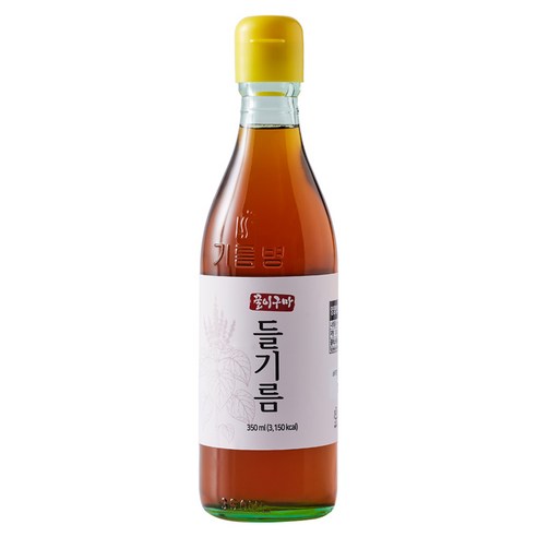 꿀이구마 저온압착 들기름 100%, 1개, 350ml