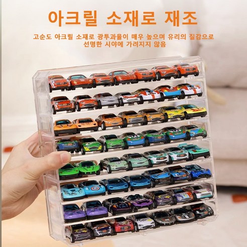 KOKHUB 미니카 장식장 피규어 진열대 케이스 보관 아크릴 장난감 솔직 후기 | 취미생활 필수템 - 상품 이미지 4