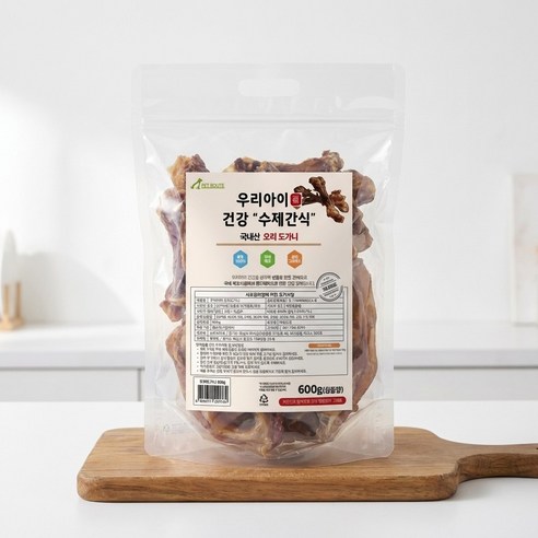펫루트 강아지 우리아이 수제간식, 600g, 1개, 오리 도가니