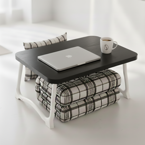 심플홈 튼튼한 접이식 베드 테이블