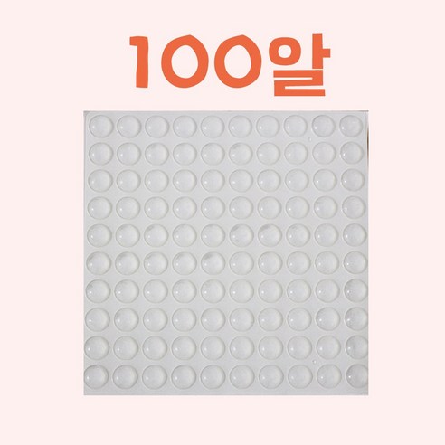 3M 범폰 미끄럼방지 스티커 A0016 100p, 1개, 투명
