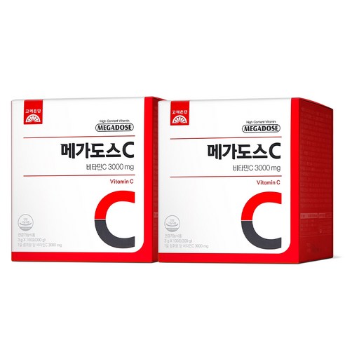 100% 영국산 순수 고함량 고용량 메가도스 비타민 C 3000 분말 가루 스틱 비타민씨 DSM 300g, 2개 이미지 3