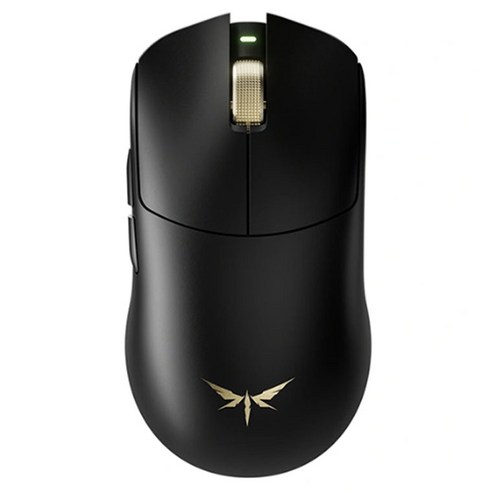 브이지엔 무선 3모드 경량 게이밍 마우스, 블랙, F2 Pro Max