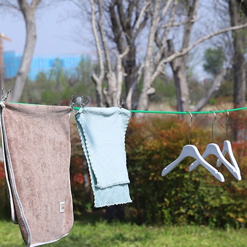 좁은 공간에서도 빨래 걱정 끝 투데이리빙 와이어 빨래줄