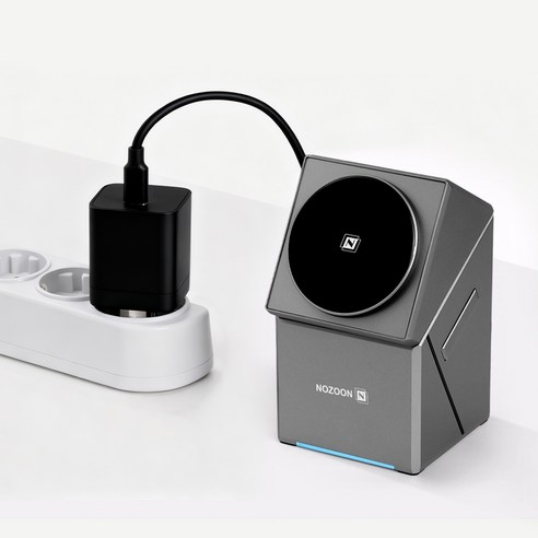 노존 QI2 갤럭시 15W 맥세이프 S25 고속 충전 3IN1 거치대 무선 충전기 버즈3 프로 이미지 4
