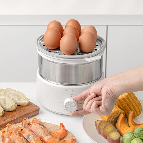 클래파 2단 올스텐 계란찜기 코드분리형 이미지 2