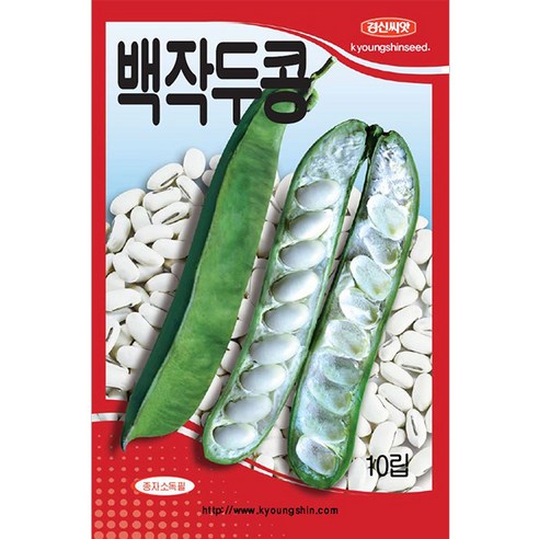 세인화분 국산 백작두콩 10립 - 씨 씨앗 작두콩 콩씨앗 콩씨, 1개