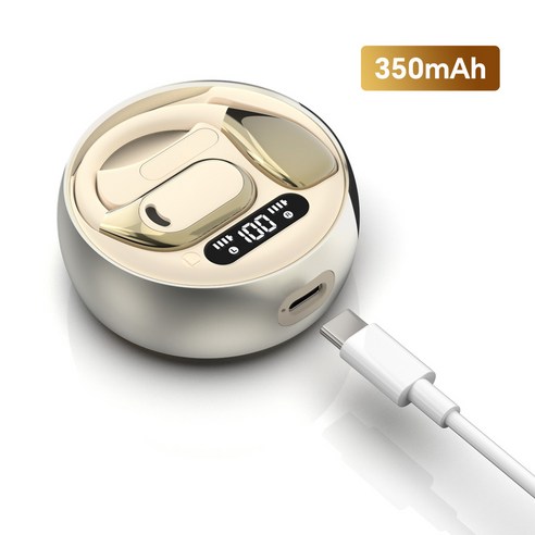 IPX5 방수 노이즈캔슬링 C타입 오픈형 귀걸이형 무선 블루투스 이어폰 이미지 3