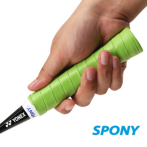 spony 스포니 소프트핏 오버그립 N1000, 네온그린, 1개