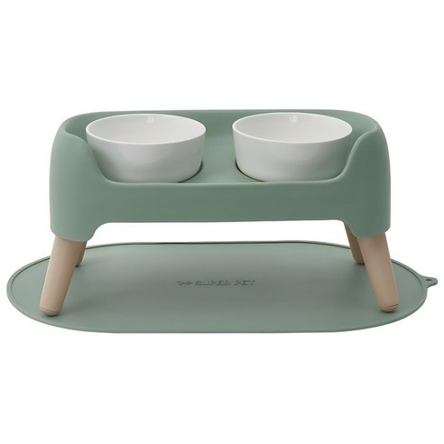 슈퍼펫 강아지 밥그릇 고양이 식기 높이 조절 커브 식기 세트 2구 물그릇 솔직 후기 | 실제 사용자 리뷰 총정리 썸네일