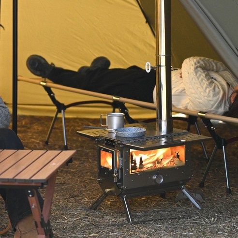 따스함과 낭만을 선사하는 TOMOUNT 투마운트 엘프 GY2 감성 스토브