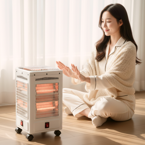 따뜻함과 안전, 그리고 놀라운 가성비: 안전인증 초절전 오방난로