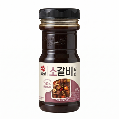 백설 소갈비 양념, 840g, 1개