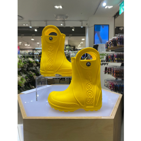 크록스키즈 Handle It Rain Boot T, Yellow, 165, 1개