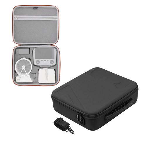 DJI FLIP 플립 전용 가방 플라이 모어 콤보 수납 하드케이스 숄더백, 블랙 (D98-B), 1개 블랙 (D98-B), 1개