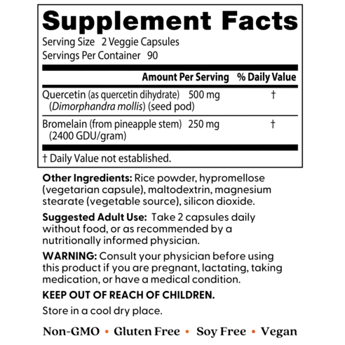 닥터스베스트 케르세틴 브로멜라인 베지 캡 180정, 1개 이미지 4