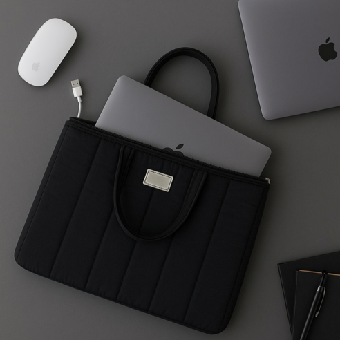 마켓버블 스크래치방지 손잡이 노트북 가방 13 14인치