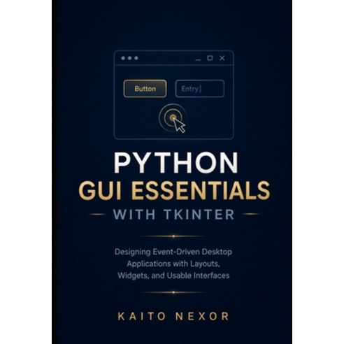 (영문도서)Python GUI Essentials with tkinter: Designing Event-Driven Desktop Applications... Paperback, Independently Published, English, 9798196347177