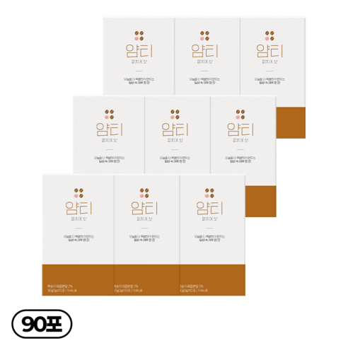 얌티 디카페인 아샷추 피치 샷 10개입 × 3g × 1박스