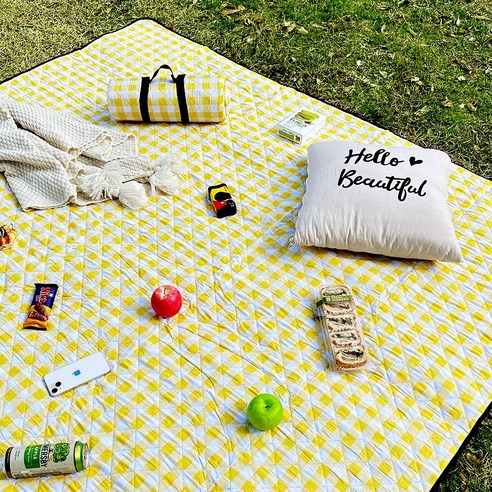 솜솜라이크 피크닉 매트 두꺼운 방수 돗자리 이미지 3