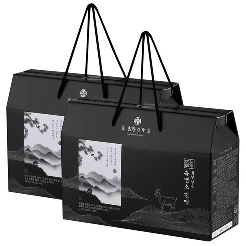 침향명가 수침향 담은 흑염소 진액 30p, 2.7L, 2개
