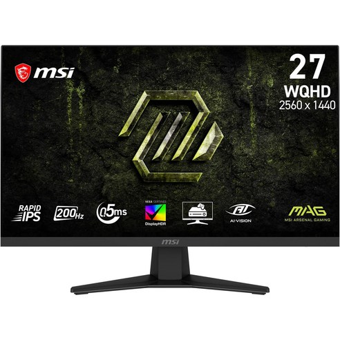 MSI MAG 274QF E20 IPS200Hz0.5ms(GTG 400G-SYNC CompatibleHDMI 2.0bDP 1.4aVESA100PIPPBP 게이밍