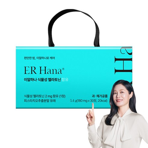 이알하나 식물성 멜라토닌 함유, 1개, 30정