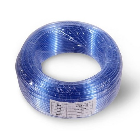 신성 PVC 에어호스 1M (4X6mm), 1개