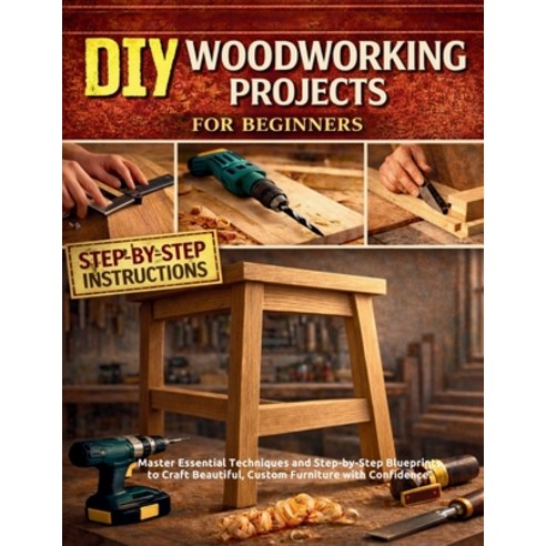 (영문도서)DIY Woodworking Projects for Beginners: Master Essential Techniques and Step-by-... Paperback, Independently Published, English, 9798244467734