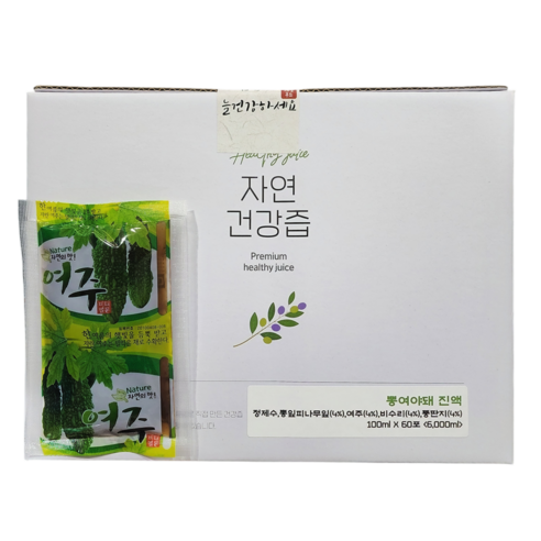 돼지감자 여주즙, 100ml, 60개