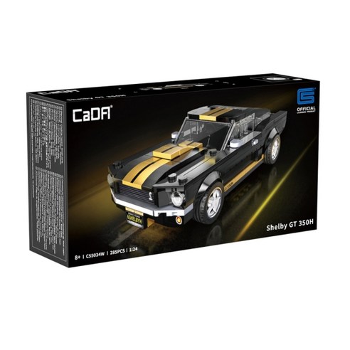 바니랜드 카다 스피드 레이싱 쉘비 GT350H C55034W 285피스 1:24, 1개