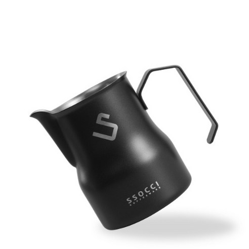 SSOCCI (쏘치)프리미엄 스팀피처 밀크저그 350ml (다크그레이), Dark Gley, 1개