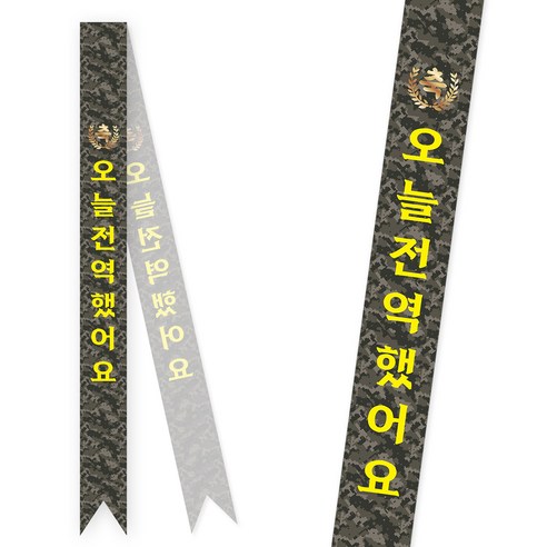 솔메이드 생일 어깨띠 파티 소품 오늘의주인공 축하 승진 44종, 군인-전역(고정형)