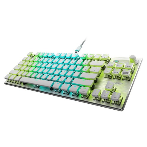 ROCCAT Vulcan TKL Pro 게이밍 키보드 텐키리스 화이트 (영문), ROC-12-642