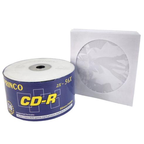 CD-R 공CD + 종이 CD케이스 50set, 50세트, JDS