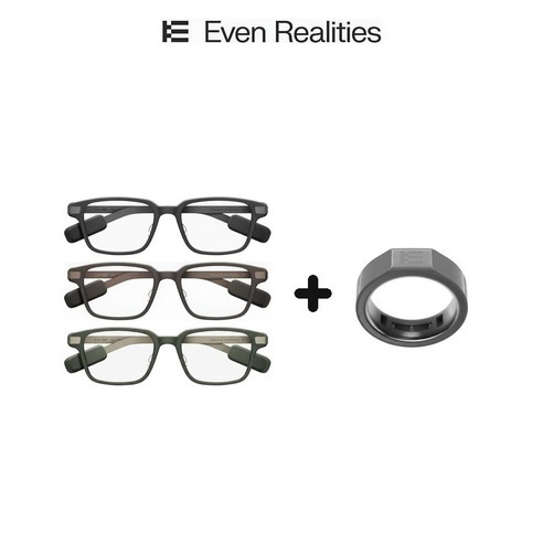 이븐 리얼리티 Even Realities G2 스마트 글라스 + R1 스마트 링 세트(관부가세 별도), Even G2 B-Grey, 6cm
