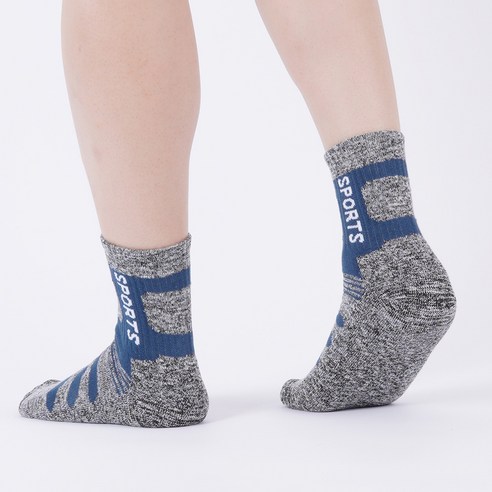 셀마운틴 10켤레 두꺼운 작업 남성 등산 양말 이미지 3