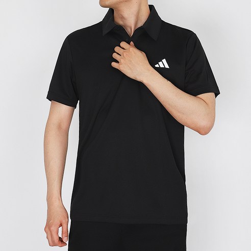 아디다스 트레이닝반팔티 에센셜 베이스 폴로티