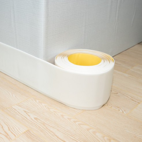 굽도리 걸레받이 띠벽지 시트지 테이프 노본 빅사이즈 광폭 10cm, 밀키화이트(FC6101)