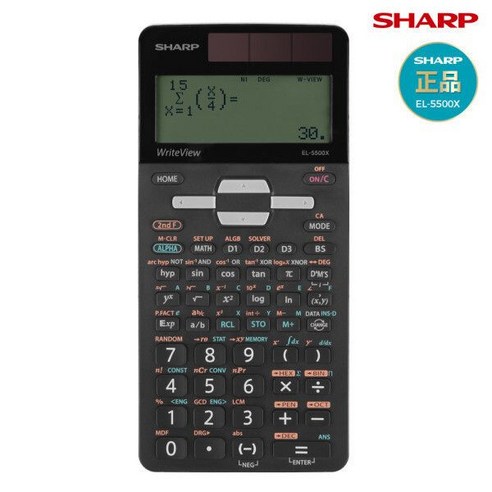 샤프 공학용계산기 SHARP EL-5500X 적분 미적분 복소수 한글설명서 포함 HJ - 일반계산기 | 쿠팡