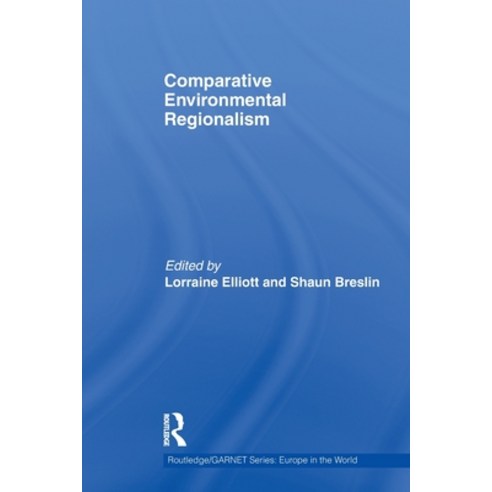 (영문도서)Comparative Environmental Regionalism Paperback, Routledge, English, 9781032927633