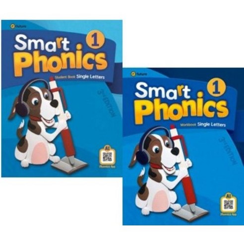 Smart Phonics 1 교재 워크북 세트(전2권) (3rd Edition), 이퓨쳐, 초보자