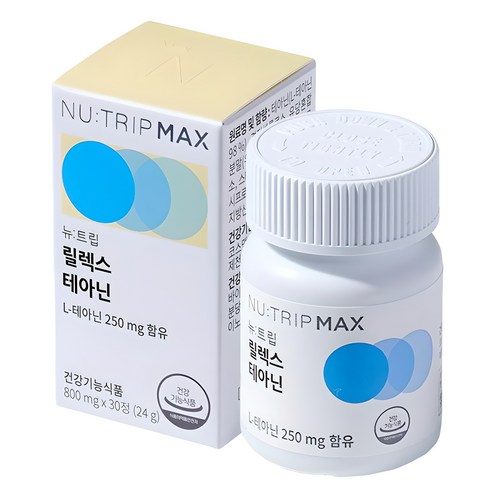 뉴트립 릴렉스 테아닌 800 mg, 1개, 30정
