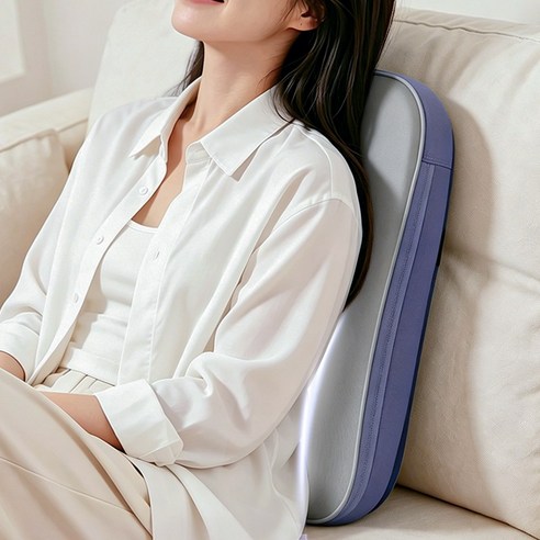 보미디 무선 등허리 마사지기 롤링 쿠션 온열 무선 체어 마사지기 허리베개 선물추천 BM02