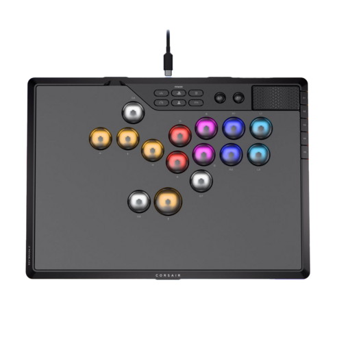 커세어 노바블레이드 PRO 아케이드게임 레버리스 히트박스 철권조이스틱 PC 플스5 게임패드 오락실 게임 고전 옛날게임 래피드트리거, 1개, RGP0147