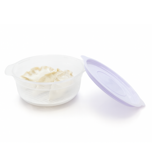 서진리빙 전자레인지용 국산 냉동밥 보관용기 450ml 혼합색상 12개입 이미지 2