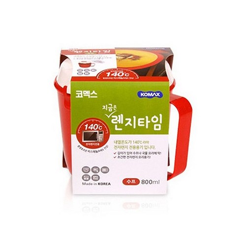 코멕스 지금은 렌지타임 수프 전자레인지 요리 용기 800ml, 혼합색상, 1개