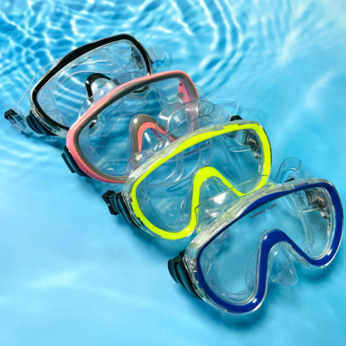 어센드기어 물안경 스노쿨링 마스크 세트 이미지 4