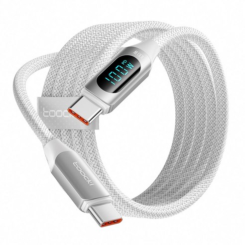 TOOCKI 알루미늄 합금으로 디스플레이 C-C 100w 고속 충전케이블 솔직 후기 | 실사용자 리뷰 분석 - 상품 이미지 3