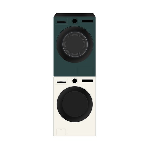 LG 트롬 오브제컬렉션 세탁기 + 건조기 + 스태킹키트 KX25ER-20GN 세탁25kg 건조20kg, 네이처 베이지 + 네이처 그린